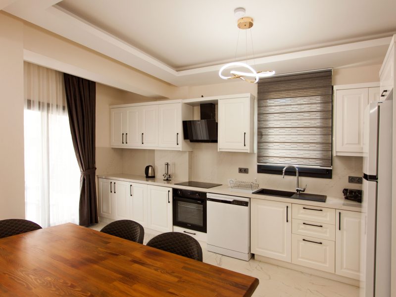 Cesur Villa1 living Room & Kitchen