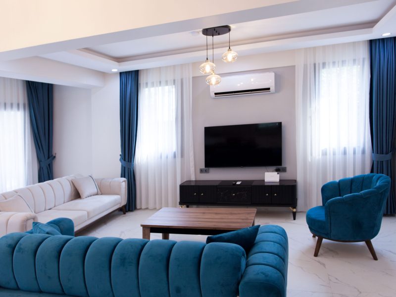 Cesur Villa2 living Room & Kitchen