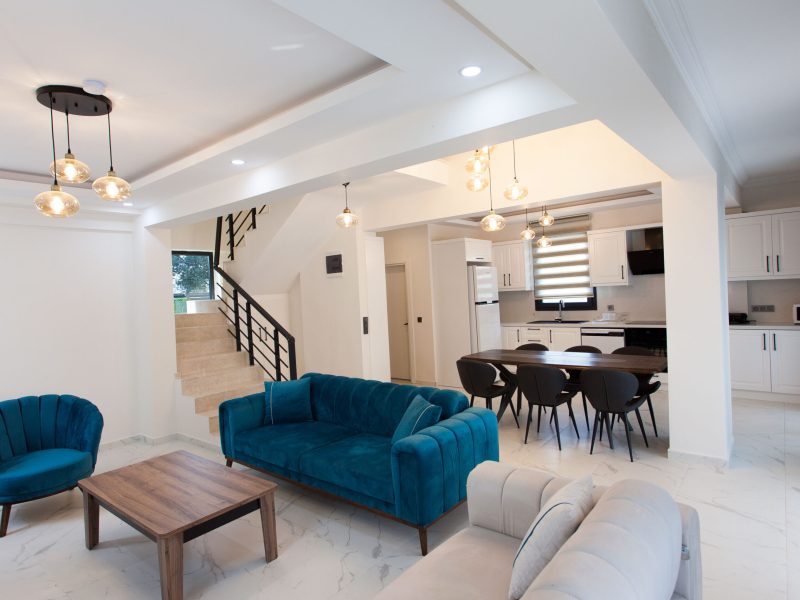 Cesur Villa2 living Room & Kitchen
